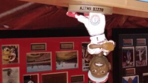 Our last remaining Ozzie Smith bobblehead dolls are for sale at the Missouri Sports Hall of Fame.