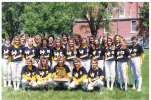 The 1992 St. Elizabeth softball team was the first of three state championships.