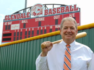 Jim Lumpe, to be honored as a Diamond 9 recipient on May 27, was a standout at Glendale High School in the late 1970s.