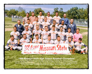 Jerry Reuss (2nd row, third from left) helped Ritenour High School to a 1966 state championship.