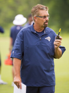 St. Louis Rams Gregg Williams during a NFL football practice, on Friday, June 6, 2014, at the team's training facility in St. Louis. (Photo by Scott Rovak)