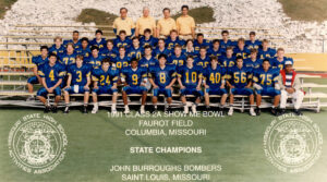 The John Burroughs 1991 state championship team.