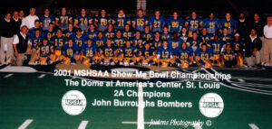 John Burroughs' 2001 state champions.