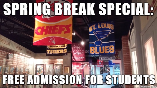 Spring break special: Students admitted free at the Hall