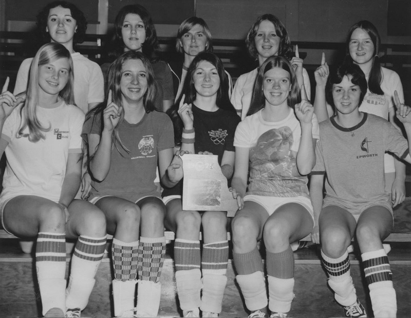 Licking volleyball of 1975: The first state champs