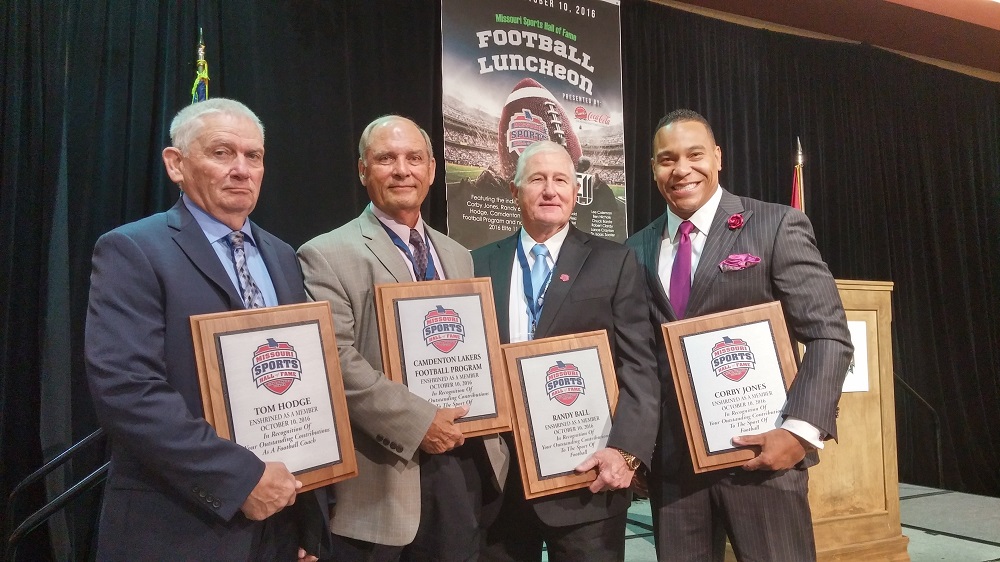 Hall of Fame inducts Mizzou’s Corby Jones, Seneca’s Tom Hodge, Chiefs scout Randy Ball & Camdenton Laker football
