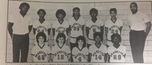 The 1985 Scott County Central girls state champs