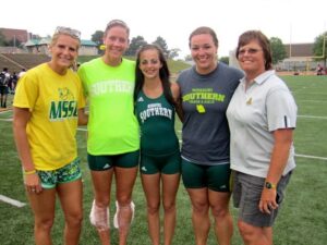 Patty with 2012 Senior Athletes