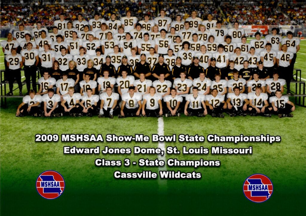 Cassville High School Football 2008 & 2009 State Champions Missouri