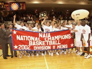 2002 Evangel University Men’s Basketball National Championship Team
