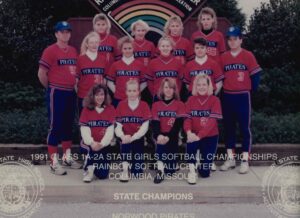 Norwood High School 1991 State Championship Softball Team
